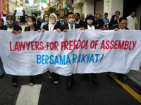 Human rights march: 5 lawyers arrested